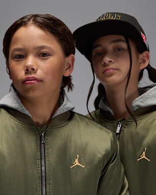 NIKE公式】ジョーダン ジュニア ビッグ ロゴ フーデッド ボンバー